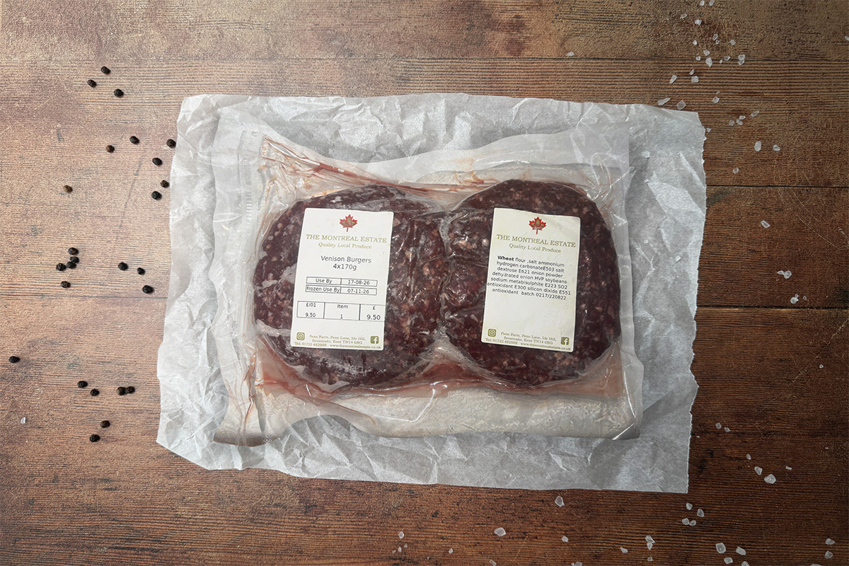 venison burgers